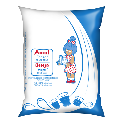 Amul Taaza Milk (500 ml)
